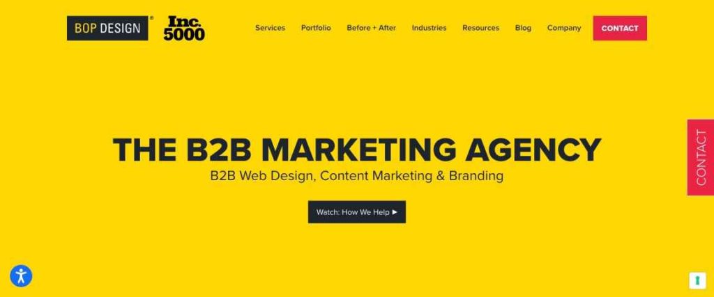 B2B Website Design baner