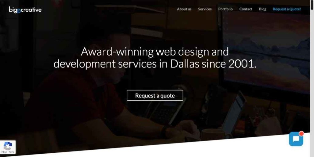 DFW Website Design, baner