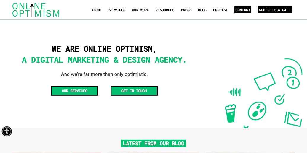 online optimism