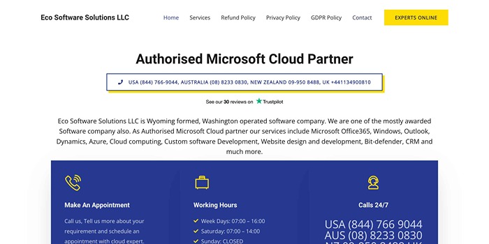 Authorised Microsoft Partner- Eco Software