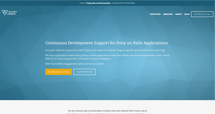 Development & Support for Ruby on Rails Apps