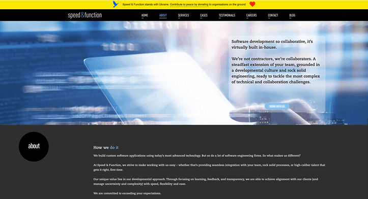 Enterprise-quality web application development