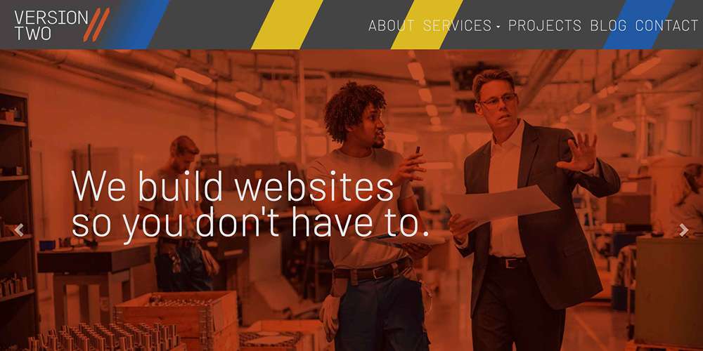 Cincinnati Web Design for Small Business Upgrade to Version2 - V2 web design