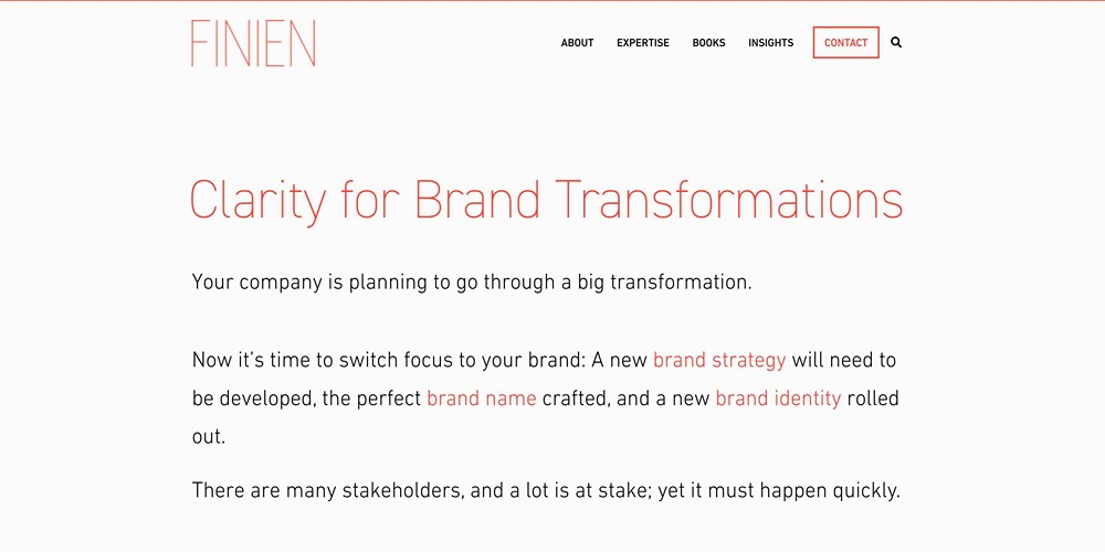 FINIEN - Clarity for Brand Transformations