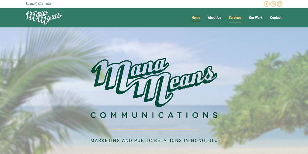 Mana Means Communications – A full service marketing, advertising, design, and public relations firm.