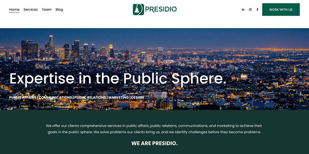 Presidio - Public Affairs, Communications, Public Relations and Marketing