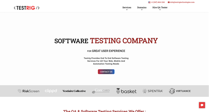 Independent QA & Software Testing Company