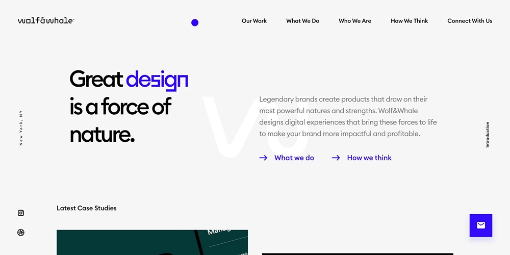 Wolf & Whale - Award-Winning Digital Design Studio